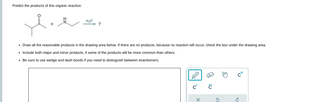 Solved Predict The Products Of This Organic Reaction Draw Chegg