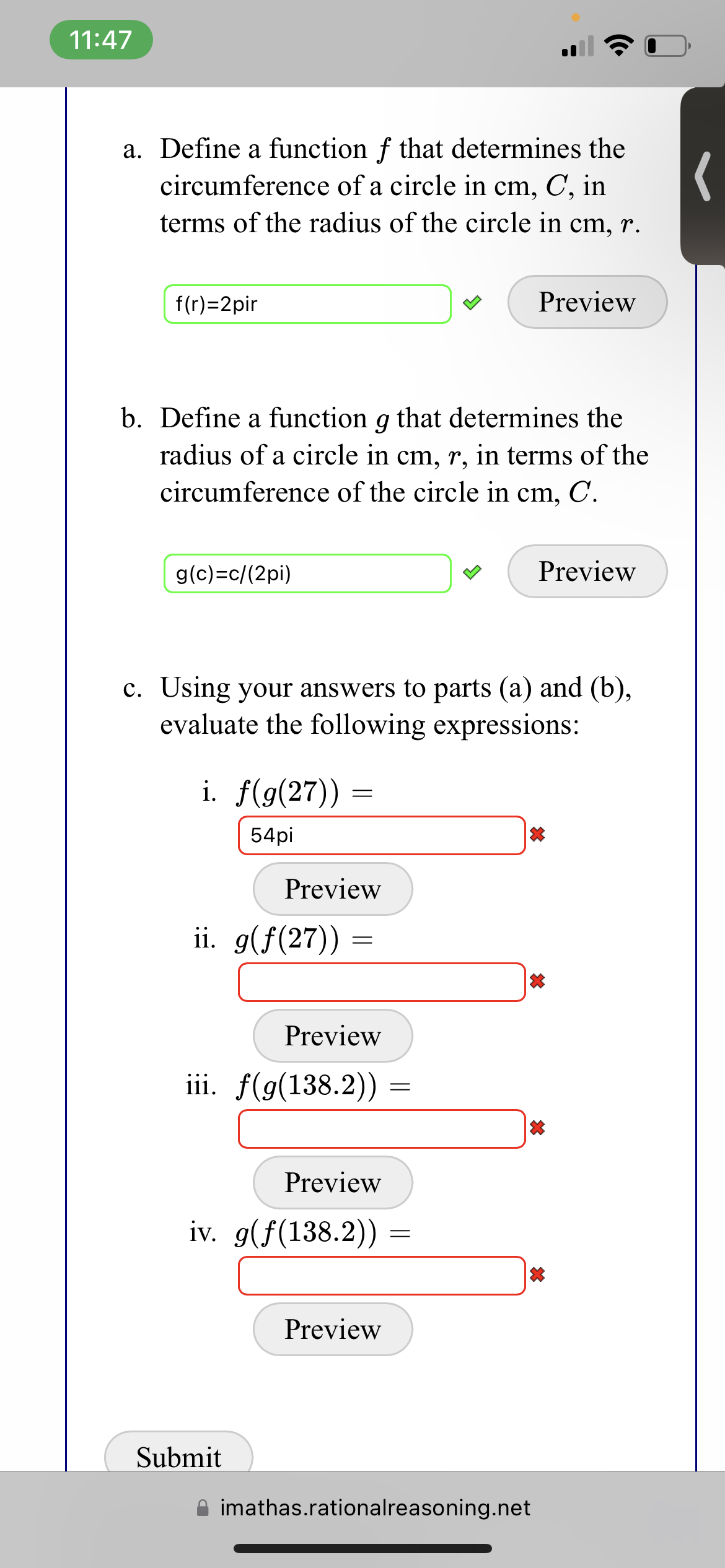 Solved A Define A Function F That Determines The Chegg