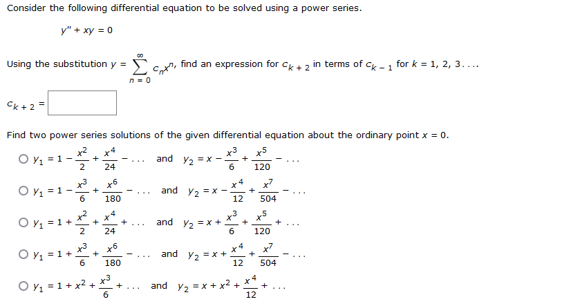 Solved Consider The Following Differential Equation To Be Chegg