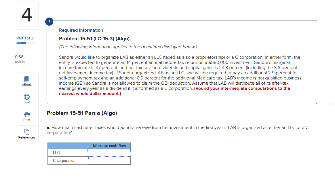 Required Information Problem Lo Algo Chegg