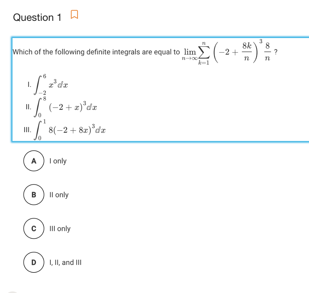 Solved Which Of The Following Definite Integrals Are Equal Chegg