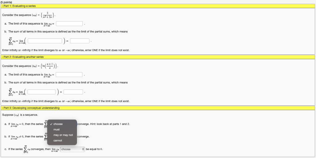 Solved Consider The Sequence An N2 2n2 A The Lirnit Of Chegg