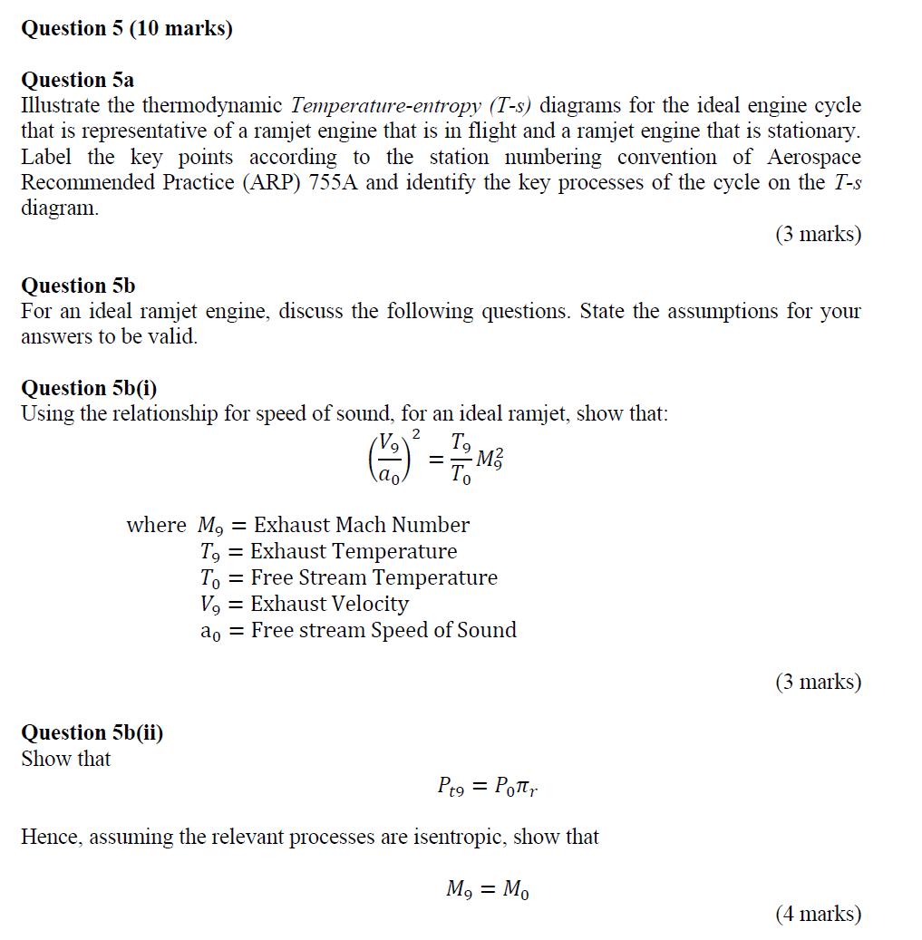 Solved Hi I Need Help With The Aerospace Propulsion Chegg