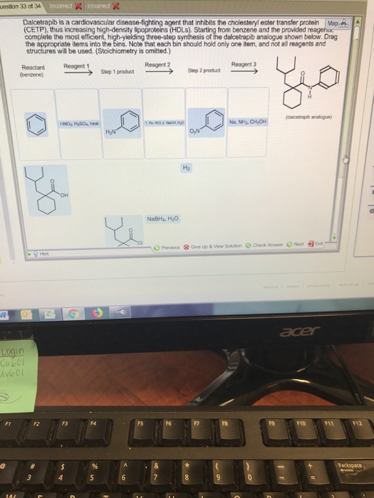 Solved Uestion 33 Of 34 Dalcetrapib Is A Cardiovascular Chegg