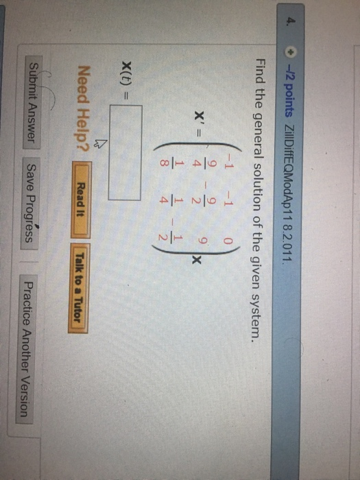 Solved X Points Zilldiffeqmodap Find The Chegg