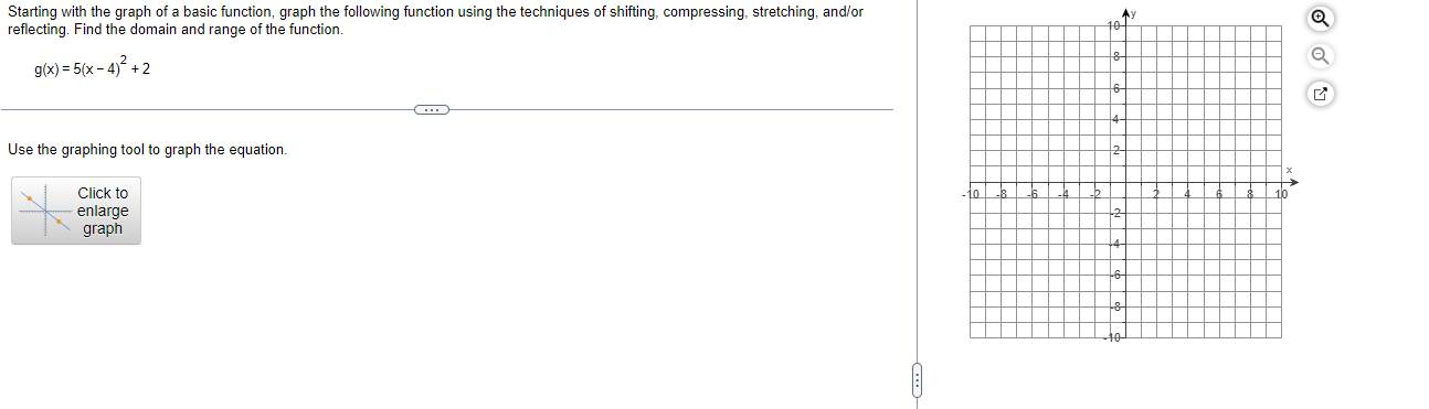 Solved Starting With The Graph Of A Basic Function Graph Chegg