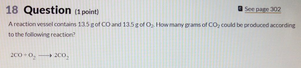 Solved Question Point A Reaction Vessel Contains Chegg