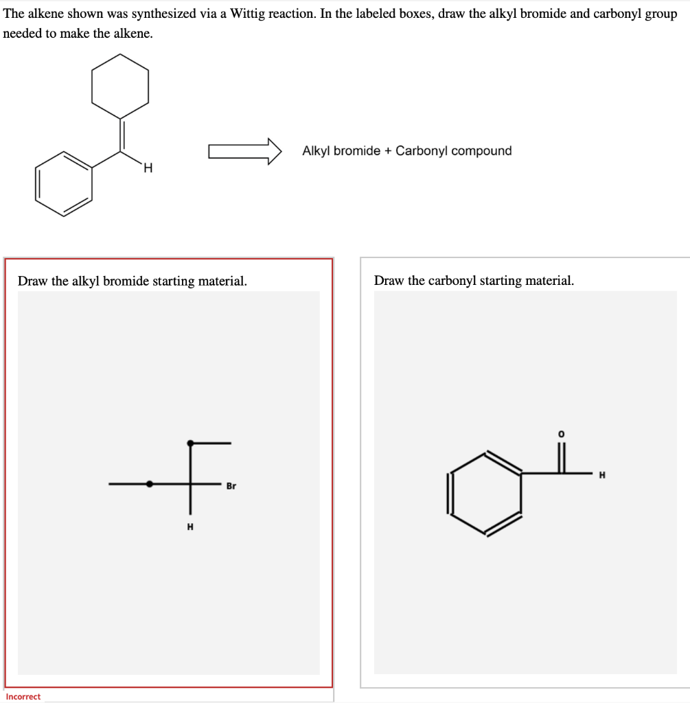 Solved The Alkene Shown Was Synthesized Via A Wittig Chegg