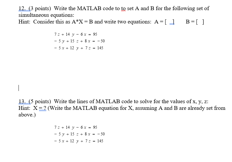 How To Solve Two Equations Simultaneously In Matlab Tessshebaylo