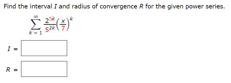 Solved Find The Interval I And Radius Of Convergence R For Chegg