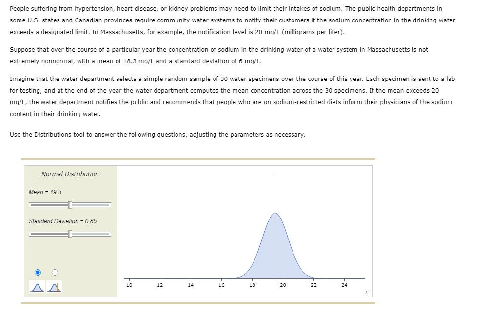 Solved Even Though The Actual Concentration Of Sodium In The Chegg