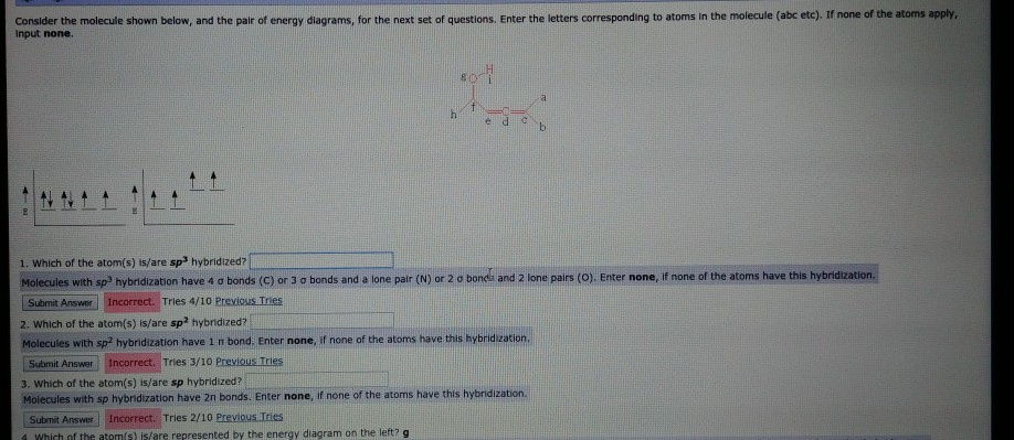 Solved Consider The Molecule Shown Below And The Pair Of Chegg