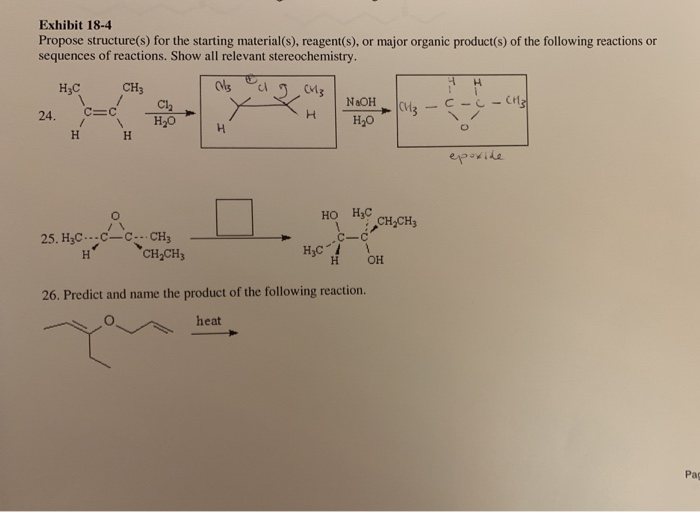 Solved Exhibit 18 4 Propose Structure S For The Starting Chegg