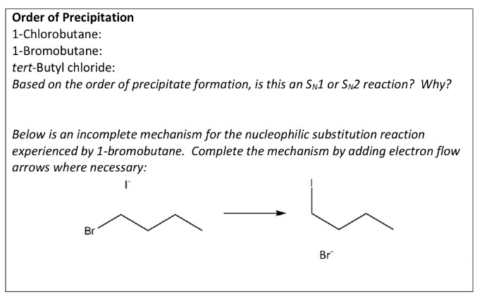 Solved The Reaction Of Bromobutane With Sodium Hydroxide Off