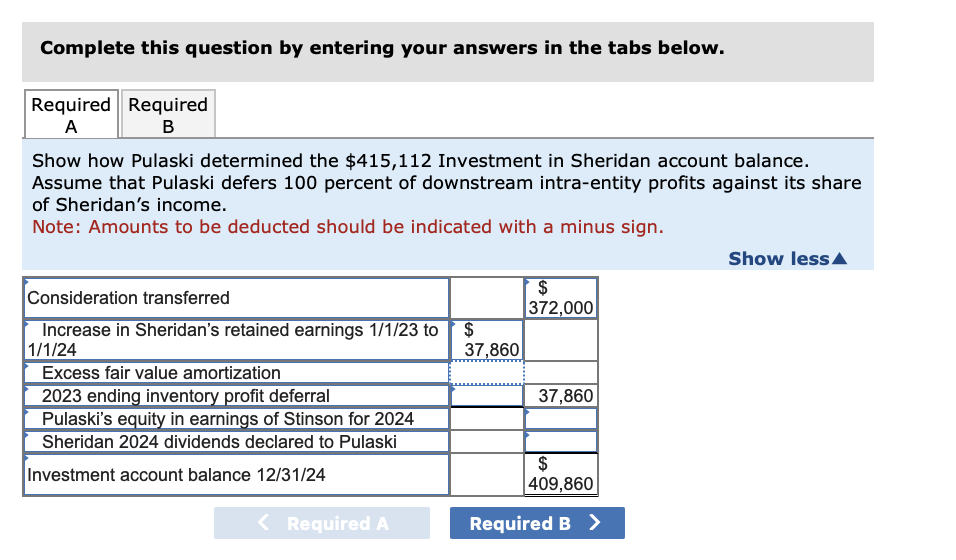 Solved Complete This Question By Entering Your Answers In Chegg