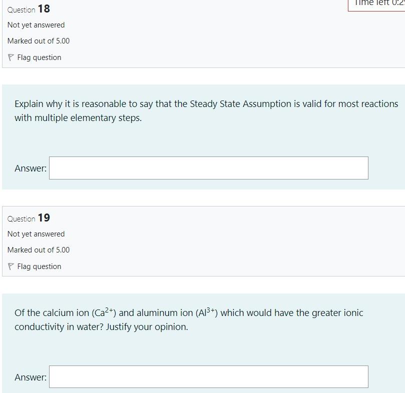 Solved Question 18 Not Yet Answered Marked Out Of 5 00 Flag Chegg