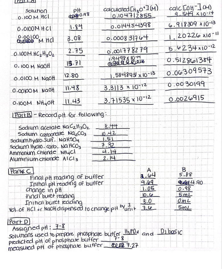 Solved Acids Bases Salts And Buffer Solutions Smart Chegg