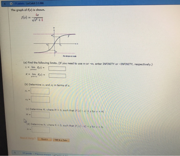 Solved O Points LarCalc 3 5 098 The Graph Of Fx Is Shown Chegg