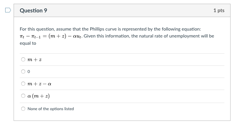 Solved D Question 9 1 Pts For This Question Assume That The Chegg