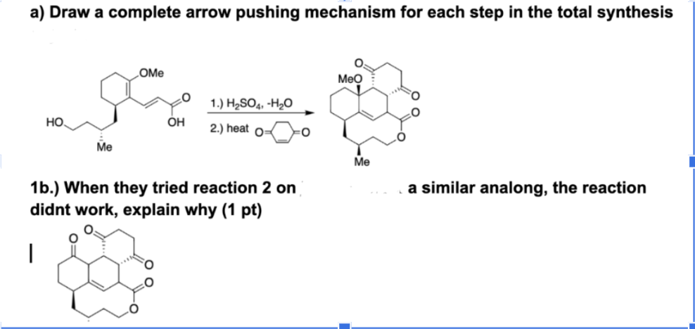 Solved A Draw A Complete Arrow Pushing Mechanism For Each Chegg