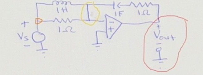 Solved Find The Transfer Function H S Vout Vs For The Chegg