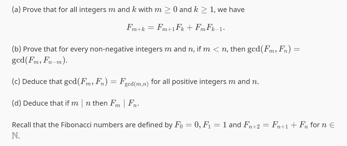 Solved A Prove That For All Integers M And K With M And Chegg