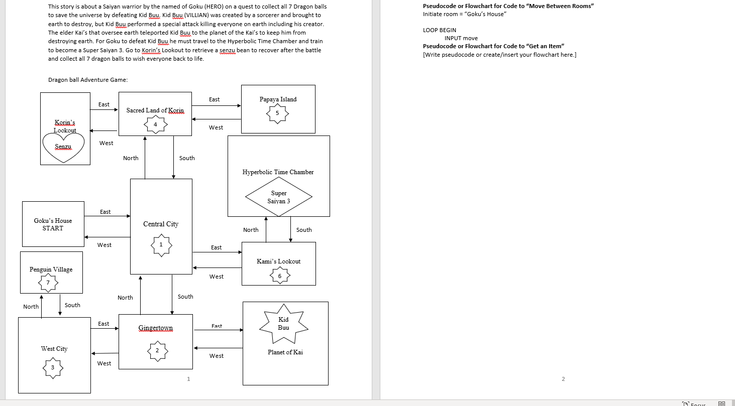 Solved How Do I Write The Pseudocode To Move Between Rooms Chegg