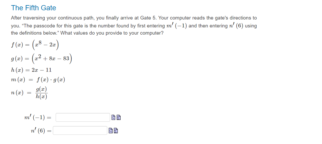 Solved The Fifth Gate After Traversing Your Continuous Path Chegg