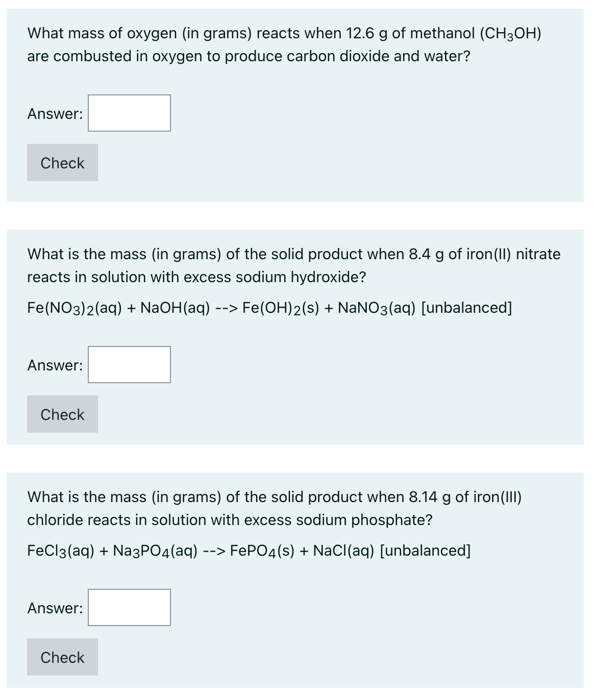 Solved What Mass Of Oxygen In Grams Reacts When G Of Chegg