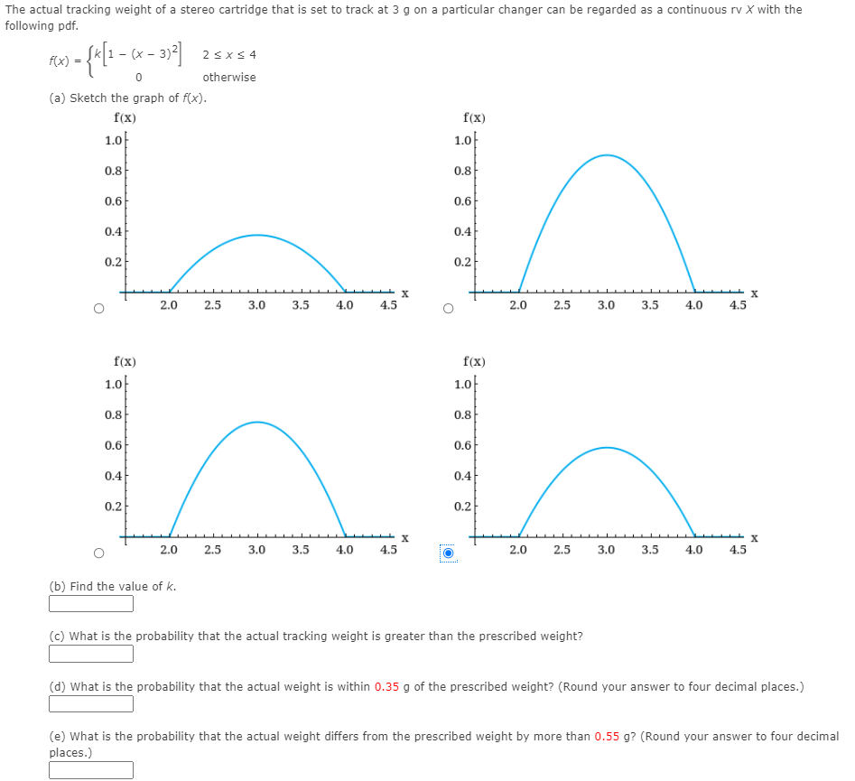 Solved Let X Be A Continuous Rv With The Following Cdf XSO Chegg