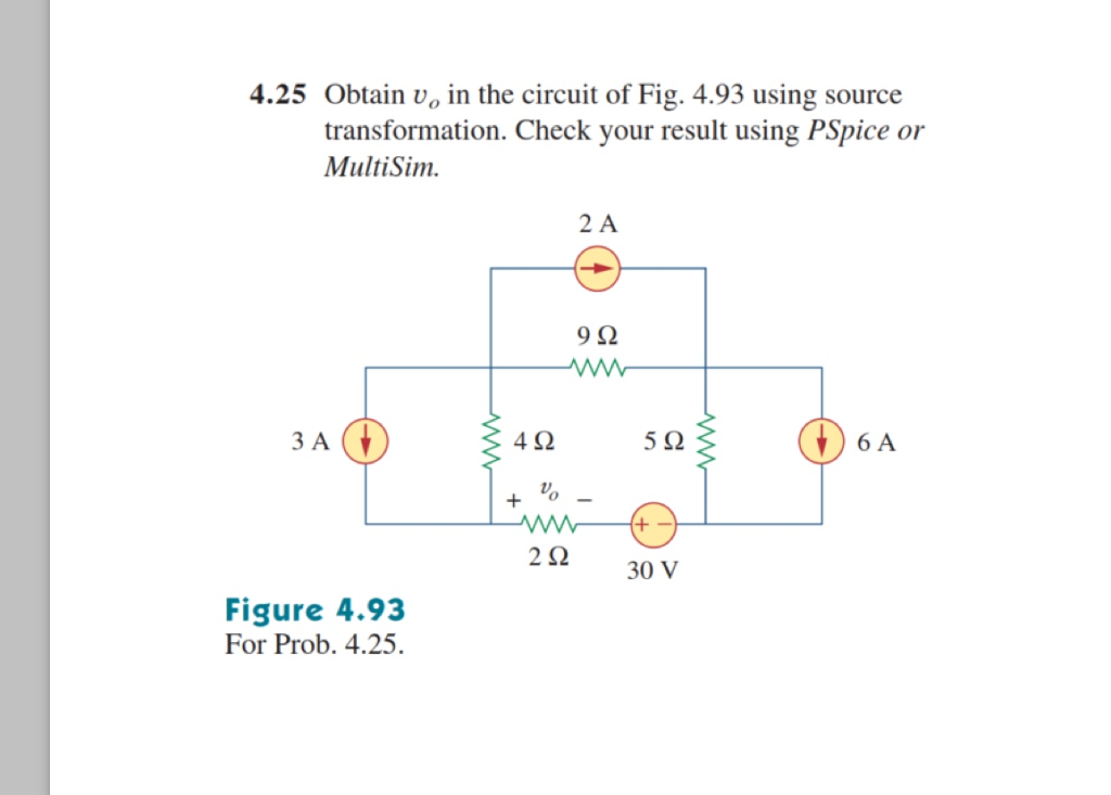 Solved Obtain Vo In The Circuit Of Fig Using Chegg