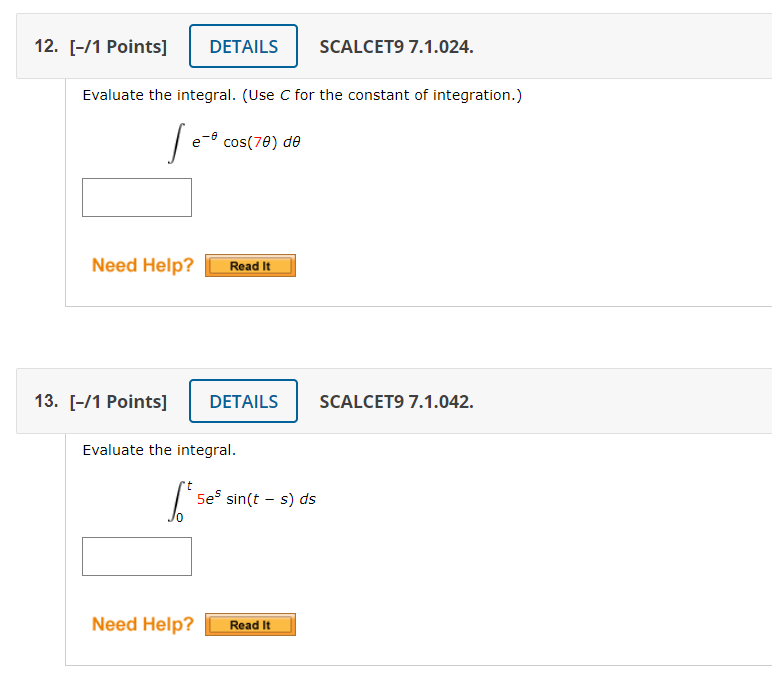 Solved Evaluate The Integral Use C For The Constant Of Chegg