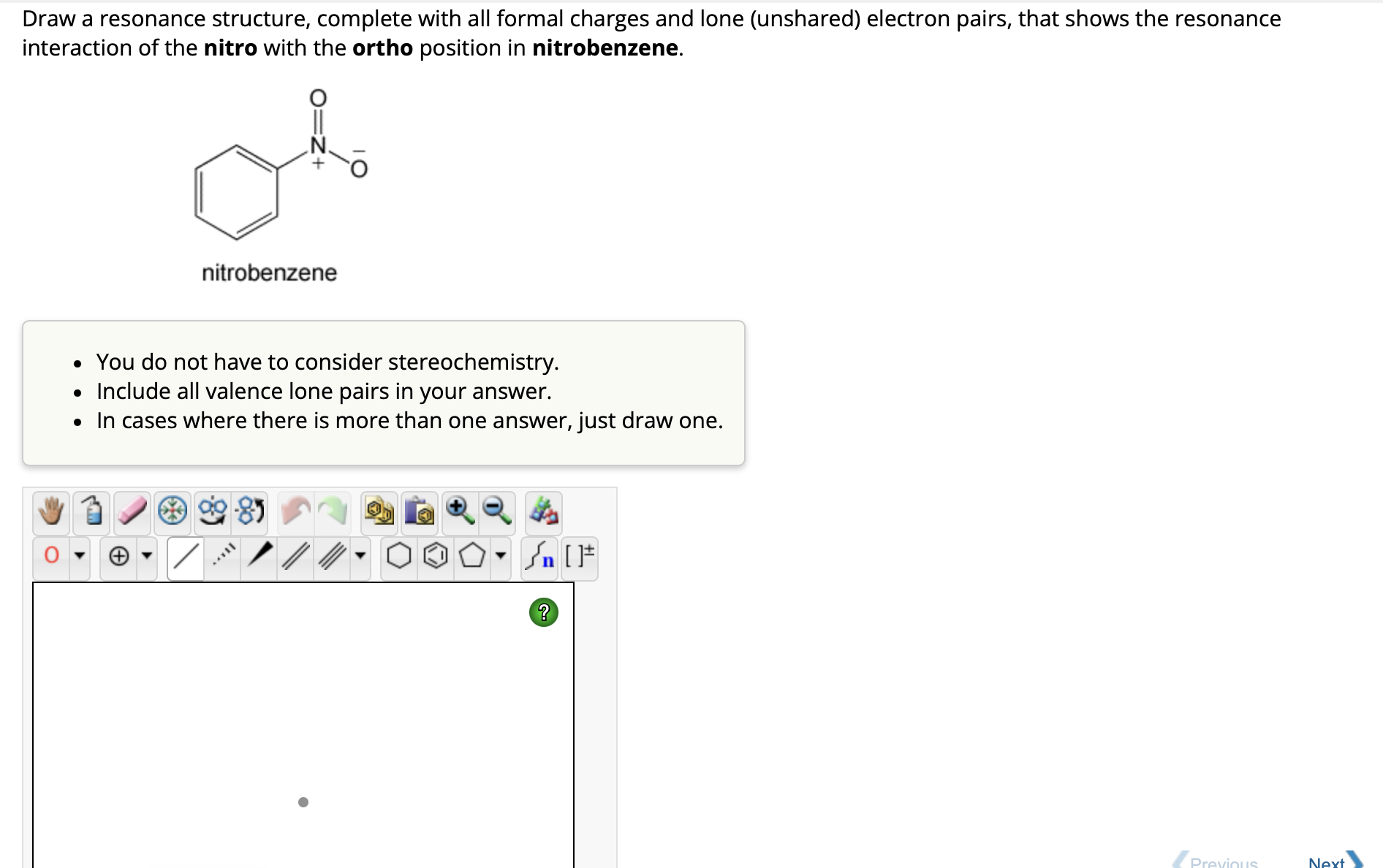 Solved Draw A Resonance Structure Complete With All Formal Chegg