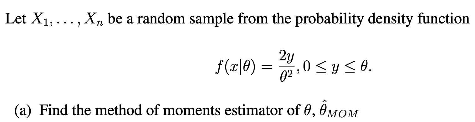 Solved Let X Ldots X N Be A Random Sampl