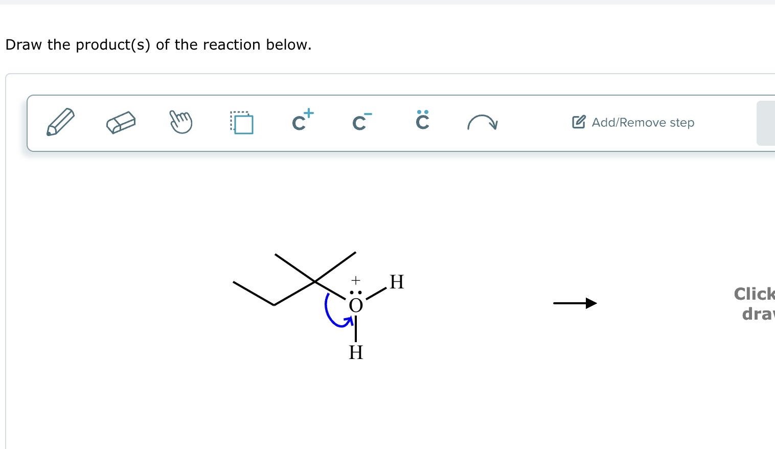 Solved Draw The Product S Of The Reaction Below Chegg