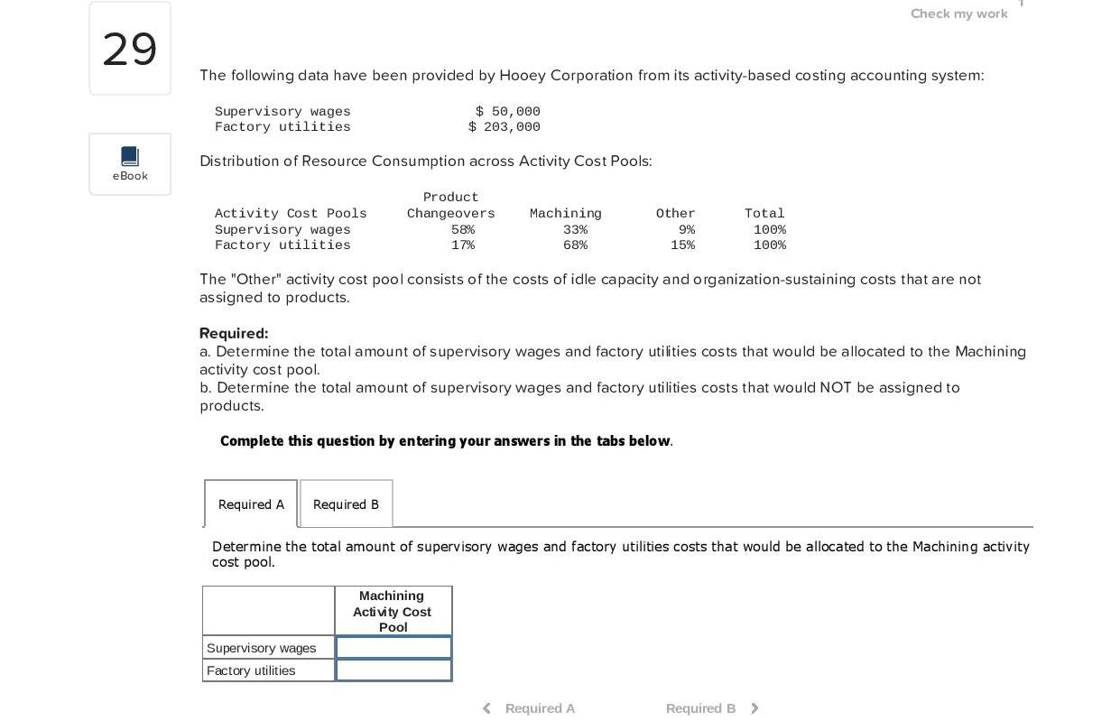 Solved The Following Data Have Been Provided By Hooey Chegg