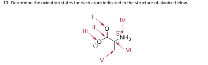 Solved Determine The Oxidation States For Each Atom Chegg