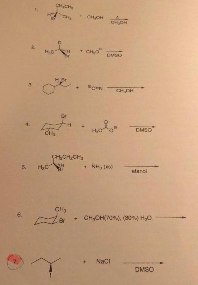 Solved Ch Ch H Ch Br Ch Oh C Hac H Chao Dmso Br H Br Chegg