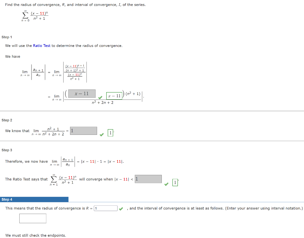 Solved Find The Radius Of Convergence R And Interval Of Chegg