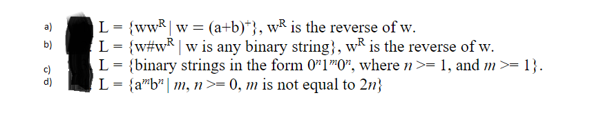 Solved 1 Construct Non Deterministic Pushdown Automata To Chegg