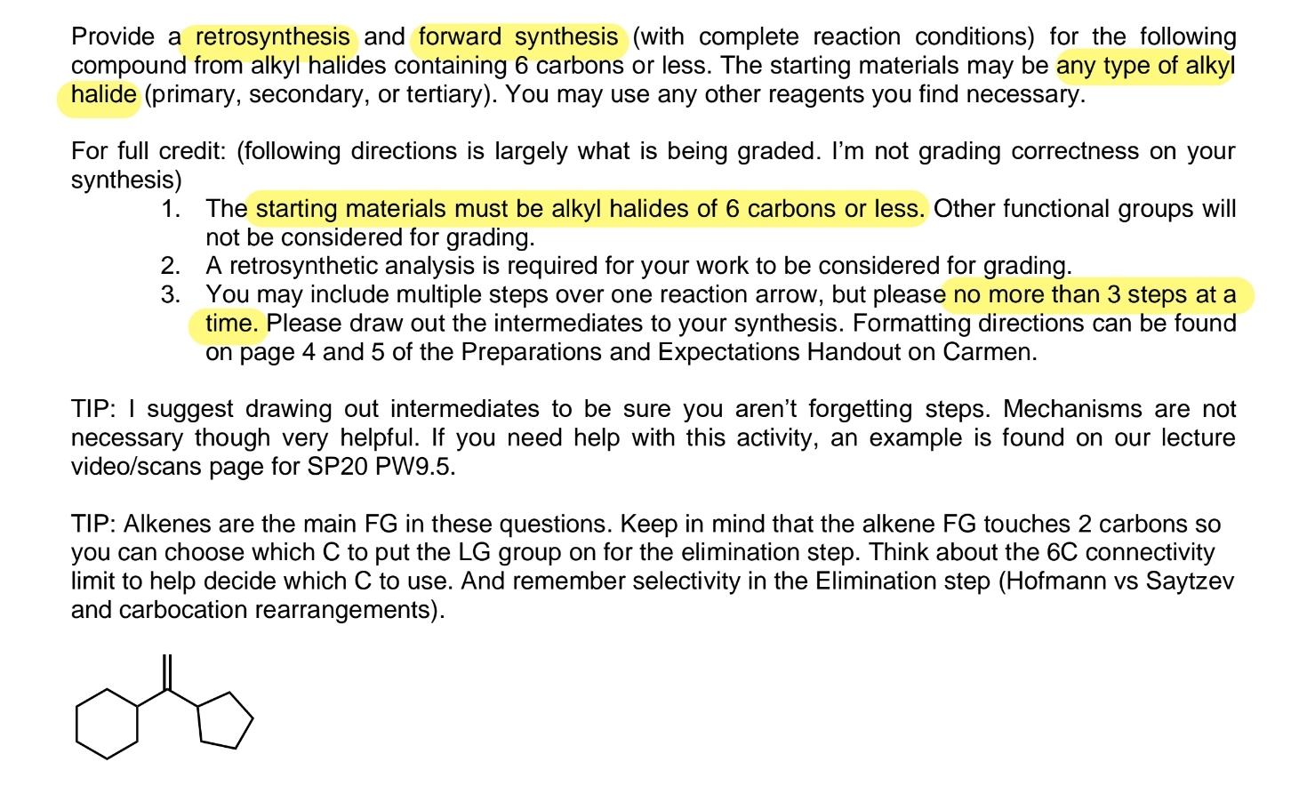 Solved Provide A Retrosynthesis And Forward Synthesis With Chegg