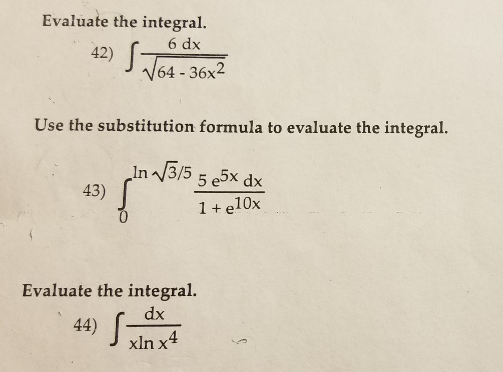 Solved Evaluate The Integral Dx V X Use The Chegg