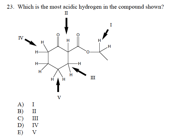 identify-most-acidic-hydrogen-in-given-compound-n-n-n-n-n-a-c-b