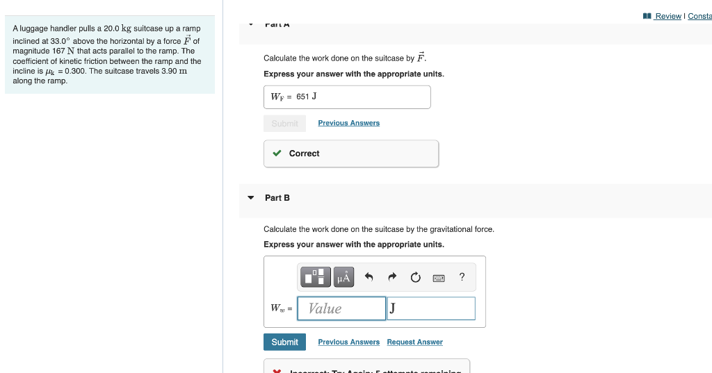 Solved M Review Consta ΓαιιΗ A luggage handler pulls a 20 0 Chegg
