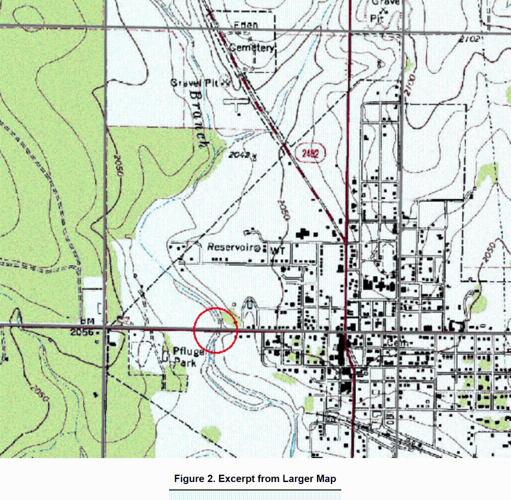 Draw The Boundary Of The Entire Watershed Area Chegg