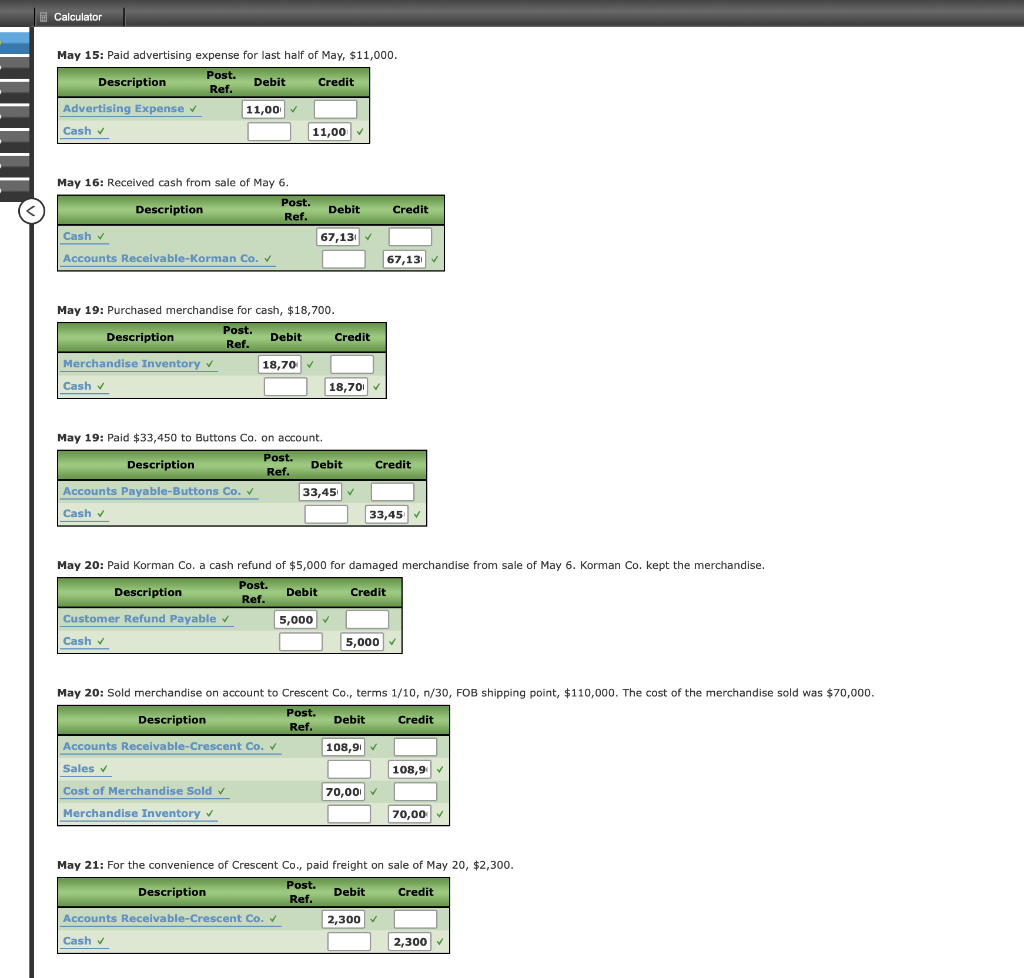 Solved Comprehensive Problem Part And Part Palisade Chegg