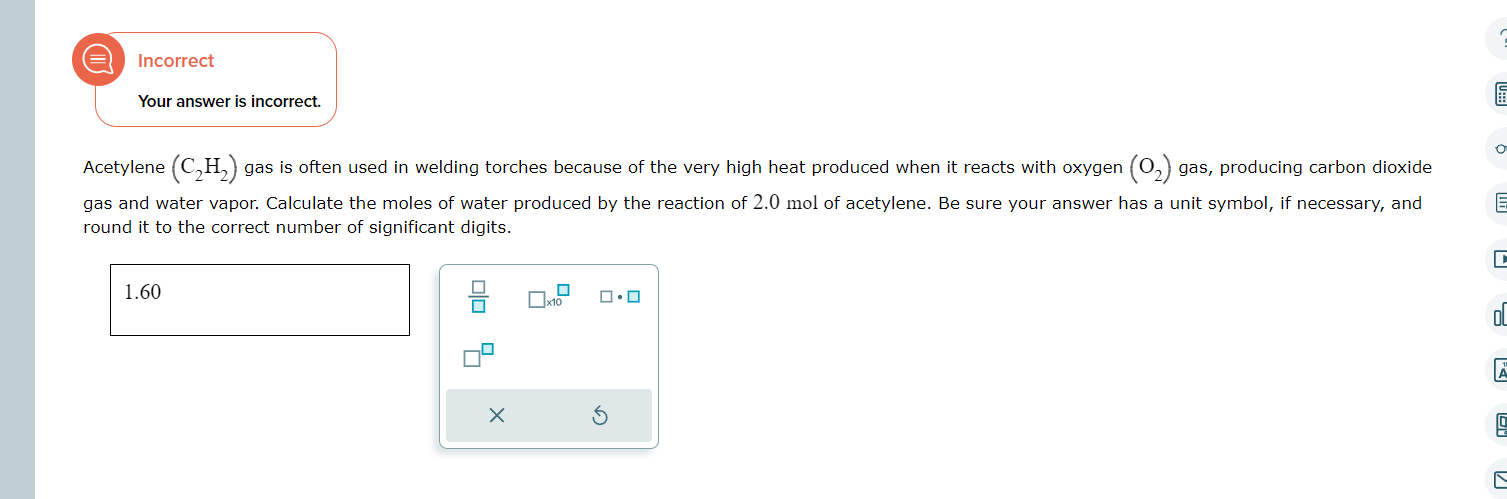 Solved Acetylene C2H2 Gas Is Often Used In Welding Torches Chegg