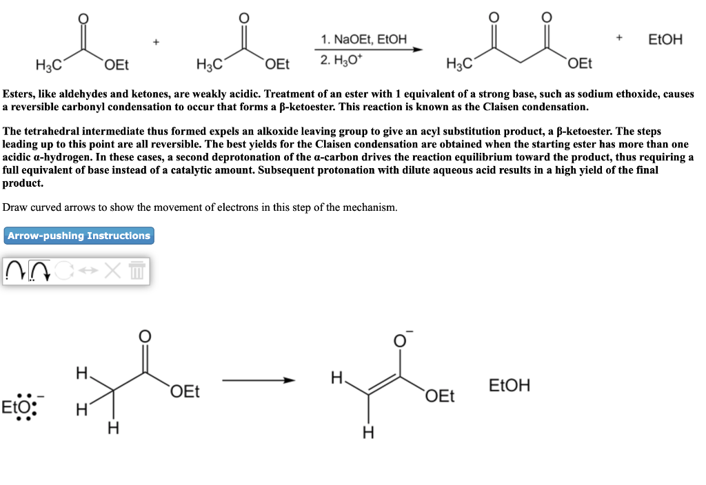 Solved Etoh Naoet Etoh H Hzc Et H C Oet H C Oet Chegg