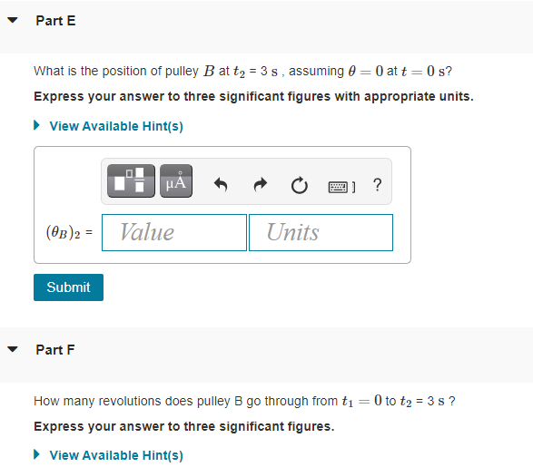 Solved Part A Learning Goal To Use The Kinematic Chegg