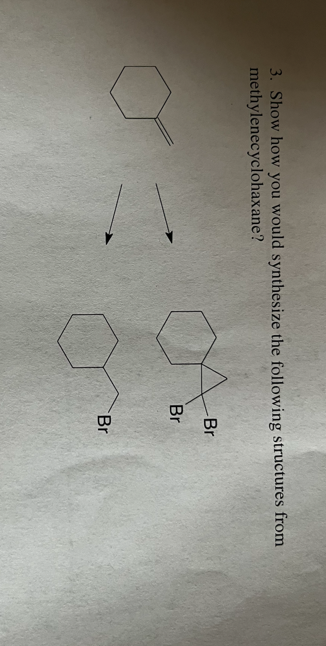 Solved Show How You Would Synthesize The Following Chegg